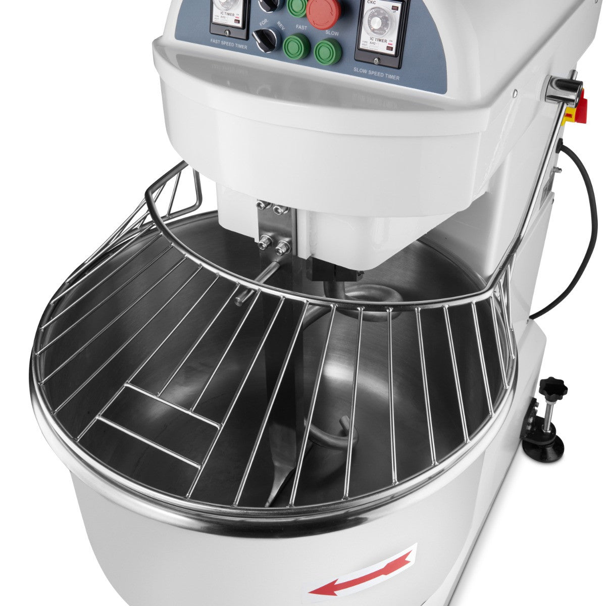 Pétrin professionnel 100 litres - 64kg - 2 vitesses 4500 W Maxima - vue 8 - Pétrin à pâte pro CHR - Cuistéo