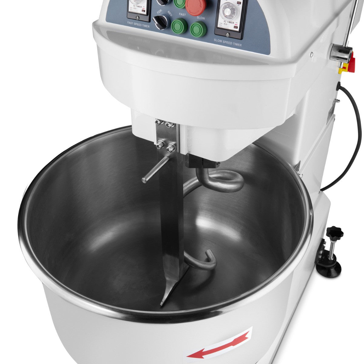 Pétrin professionnel 100 litres - 64kg - 2 vitesses 4500 W Maxima - vue 9 - Pétrin à pâte pro CHR - Cuistéo