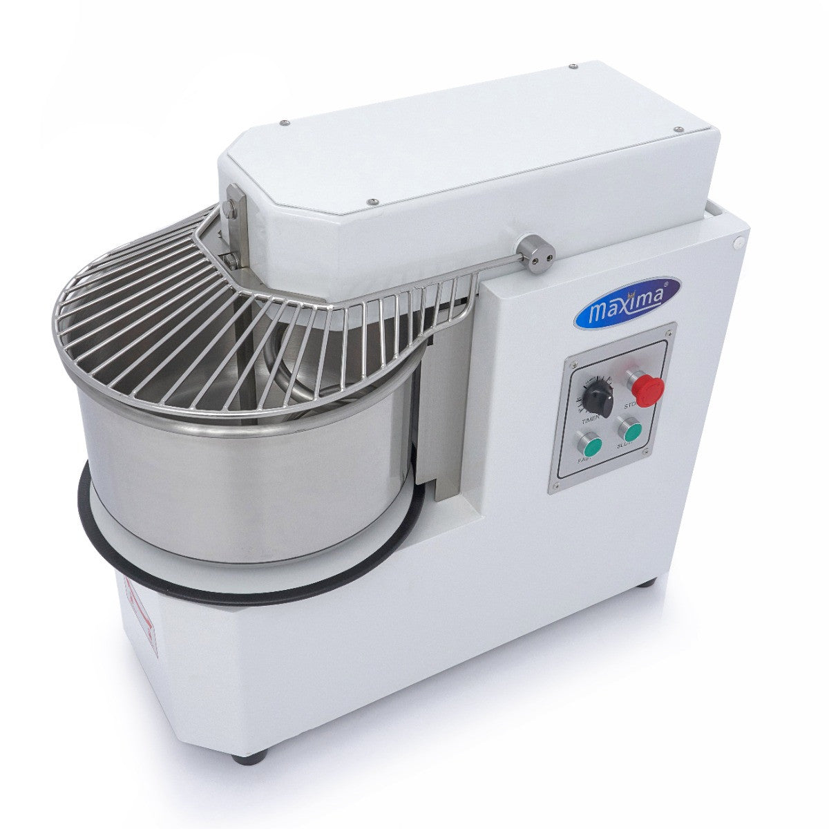 Pétrin professionnel 20L - 12kg - 2 vitesses - Bol amovible - Idéal pour boulangeries 1100 W Maxima - vue 6 - Pétrin à pâte pro CHR - Cuistéo