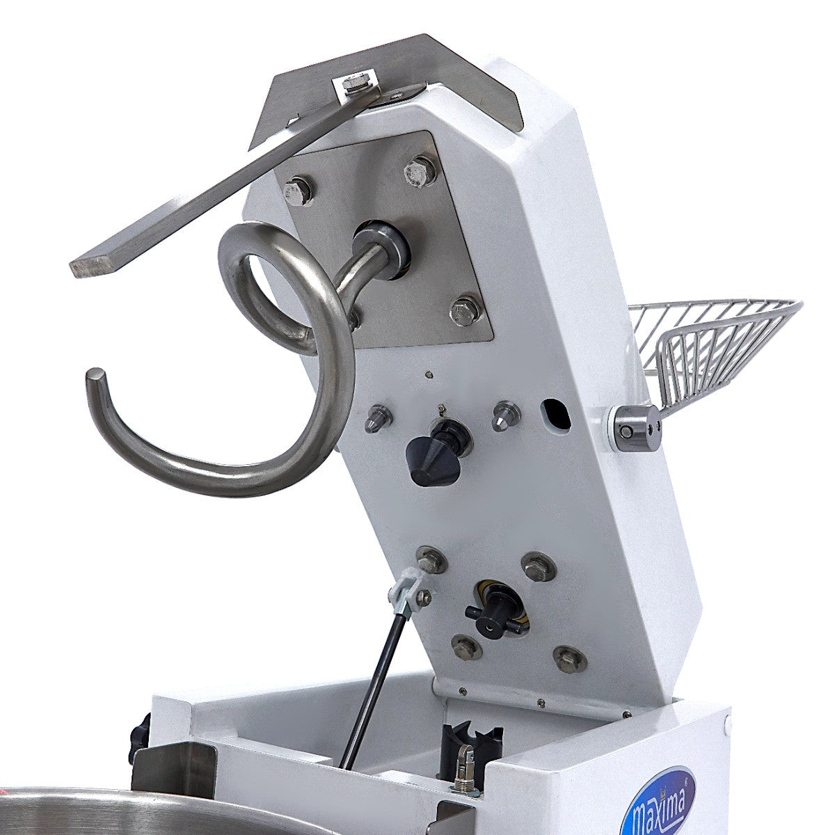 Pétrin professionnel 20L - 12kg - 2 vitesses - Bol amovible - Idéal pour boulangeries 1100 W Maxima - vue 10 - Pétrin à pâte pro CHR - Cuistéo