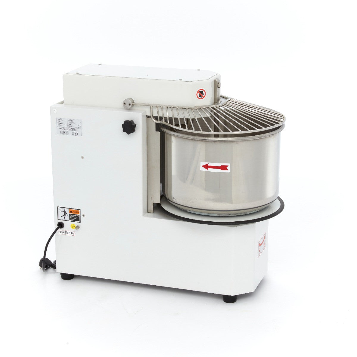 Pétrin professionnel 30L - 18kg - 2 vitesses - Bol amovible - Idéal boulangerie & CHR 1500 W Maxima - vue 5 - Pétrin à pâte pro CHR - Cuistéo