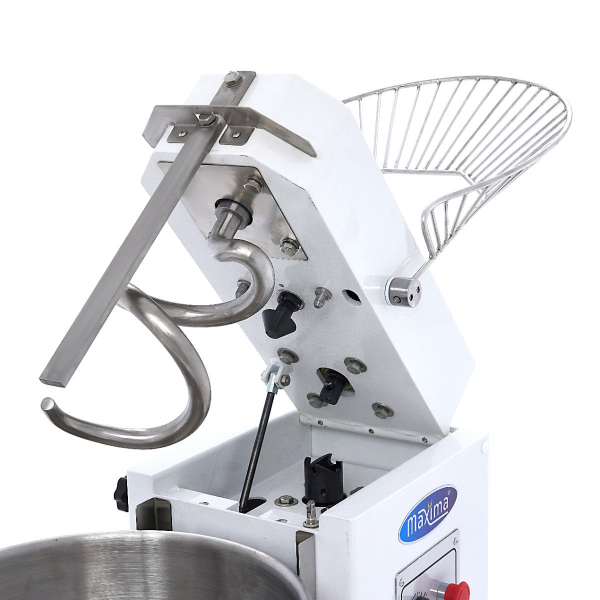 Pétrin professionnel 30L - 18kg - 2 vitesses - Bol amovible - Idéal boulangerie & CHR 1500 W Maxima - vue 7 - Pétrin à pâte pro CHR - Cuistéo