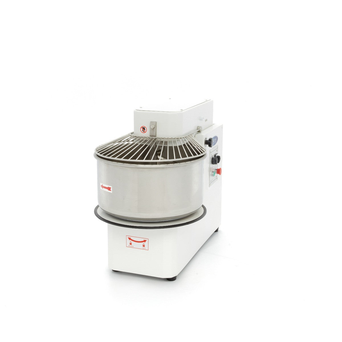 Pétrin professionnel 50L - 30kg - 2 vitesses - bol amovible - triphasé 1500 W Maxima - Pétrin à pâte professionnel CHR - matériel cuisine pro - Cuistéo