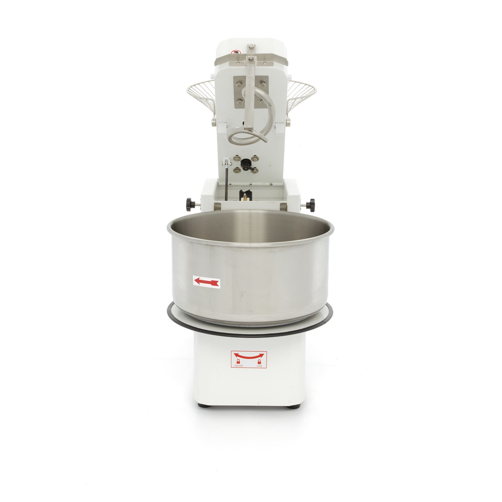Pétrin professionnel 50L - 30kg - 2 vitesses - bol amovible - triphasé 1500 W Maxima - vue 3 - Pétrin à pâte pro CHR - Cuistéo