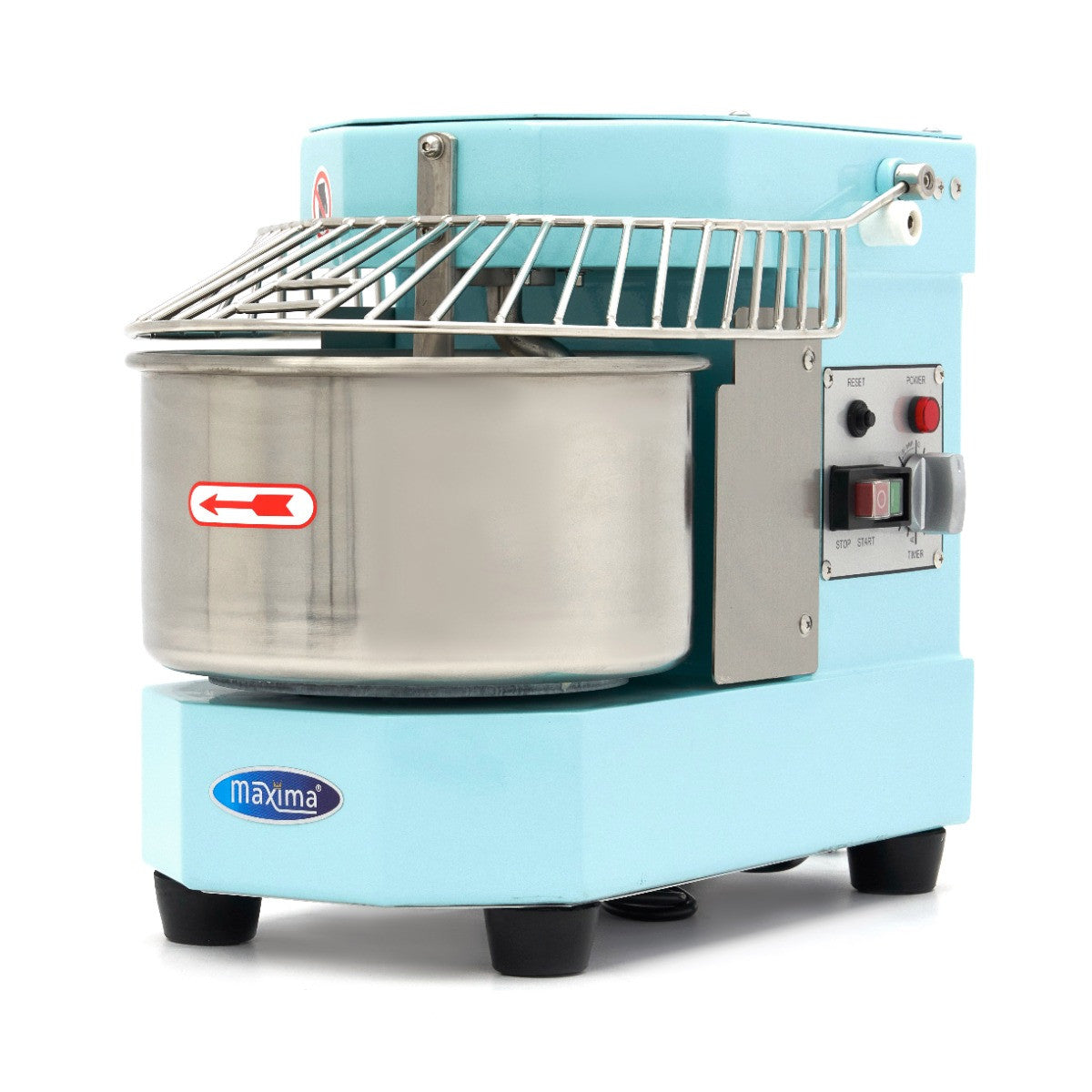 Pétrin professionnel 4.5kg - 8L - bleu 450 W Maxima - Pétrin à pâte professionnel CHR - matériel cuisine pro - Cuistéo