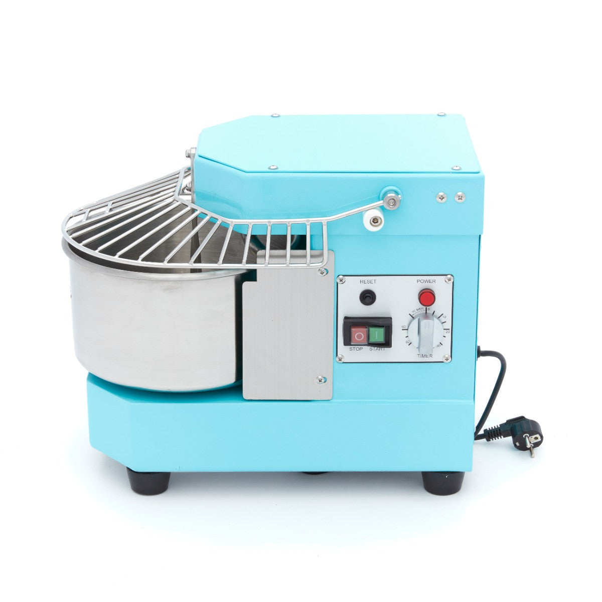 Pétrin professionnel 4.5kg - 8L - bleu 450 W Maxima - vue 3 - Pétrin à pâte pro CHR - Cuistéo