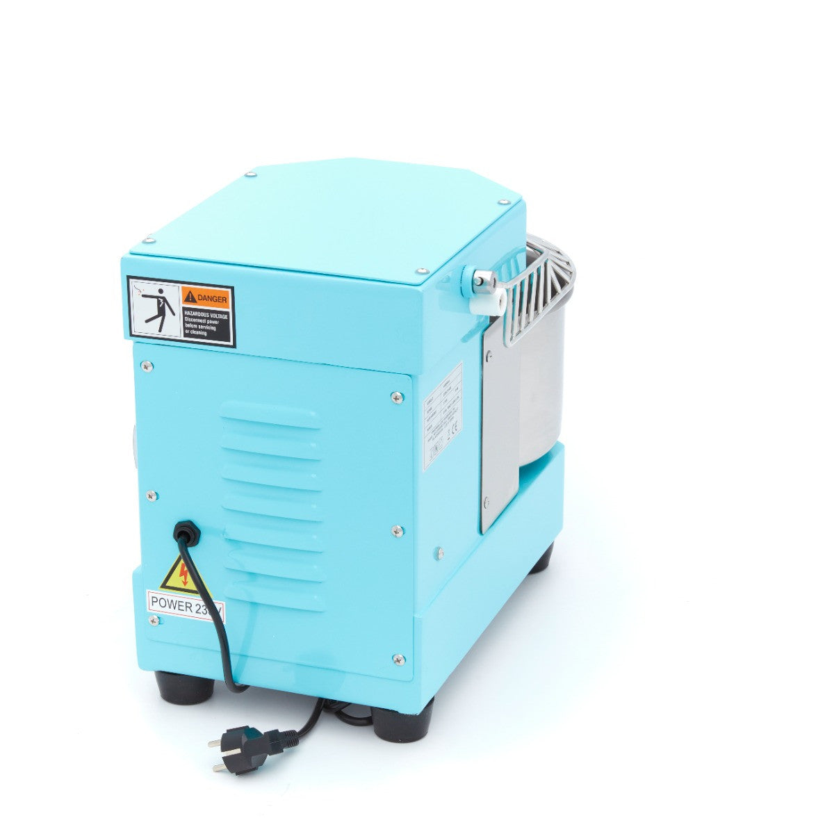 Pétrin professionnel 4.5kg - 8L - bleu 450 W Maxima - vue 4 - Pétrin à pâte pro CHR - Cuistéo