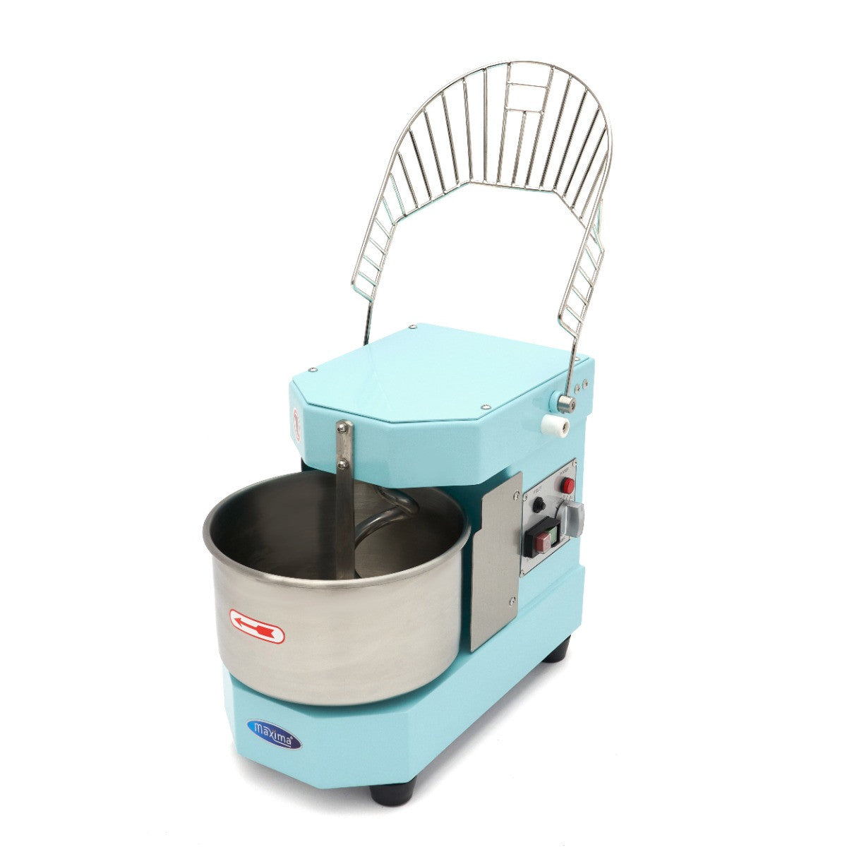 Pétrin professionnel 4.5kg - 8L - bleu 450 W Maxima - vue 5 - Pétrin à pâte pro CHR - Cuistéo