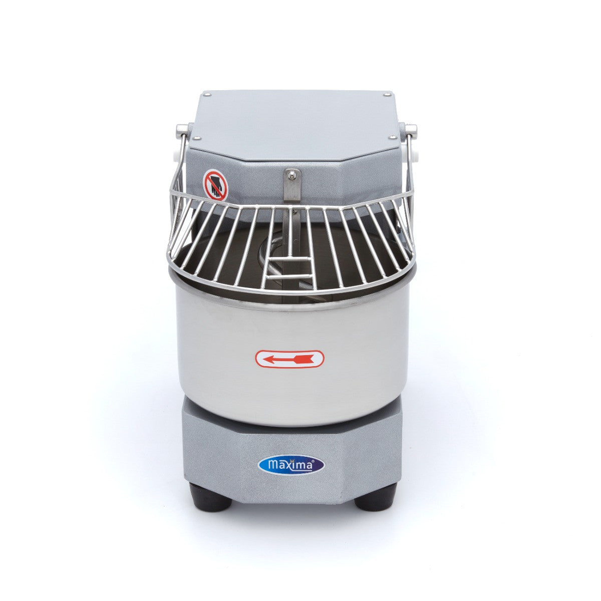 Pétrin professionnel 4.5kg - 8L - gris 450 W Maxima - vue 2 - Pétrin à pâte pro CHR - Cuistéo