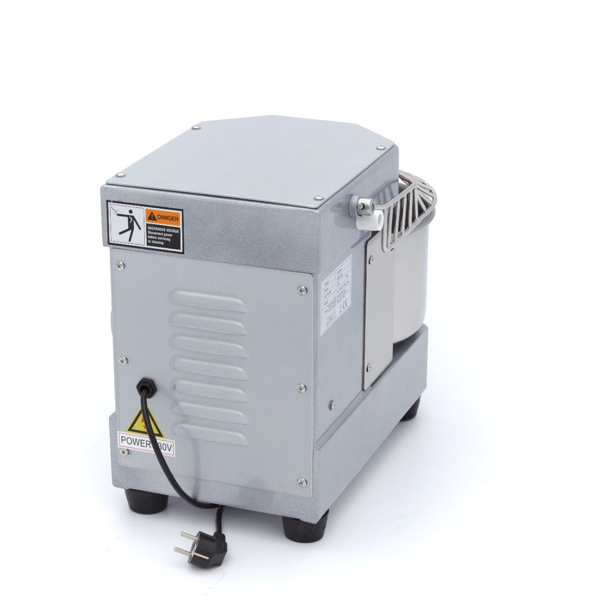 Pétrin professionnel 4.5kg - 8L - gris 450 W Maxima - vue 4 - Pétrin à pâte pro CHR - Cuistéo