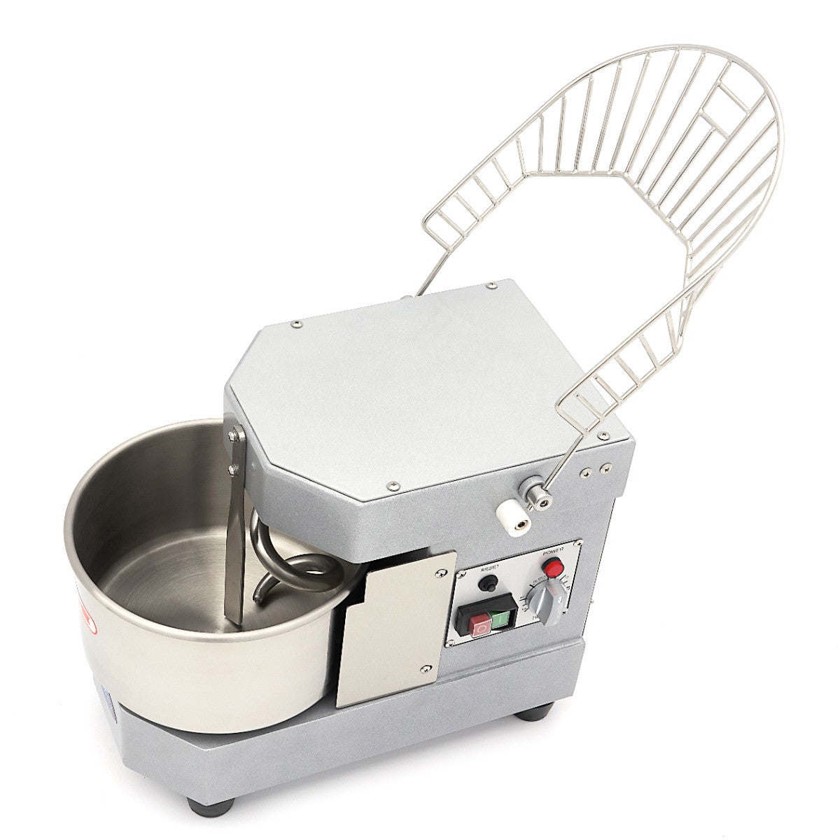 Pétrin professionnel 4.5kg - 8L - gris 450 W Maxima - vue 6 - Pétrin à pâte pro CHR - Cuistéo