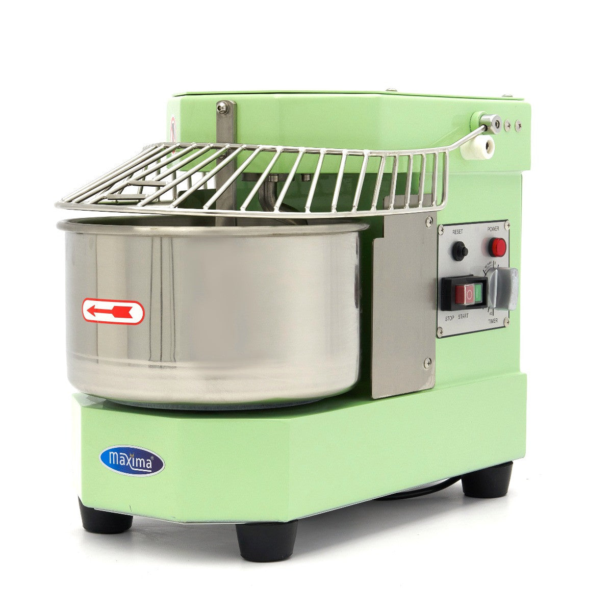 Pétrin professionnel 8L 4.5kg - Pâtisserie - Vert - Sécurité 450 W Maxima - Pétrin à pâte professionnel CHR - matériel cuisine pro - Cuistéo