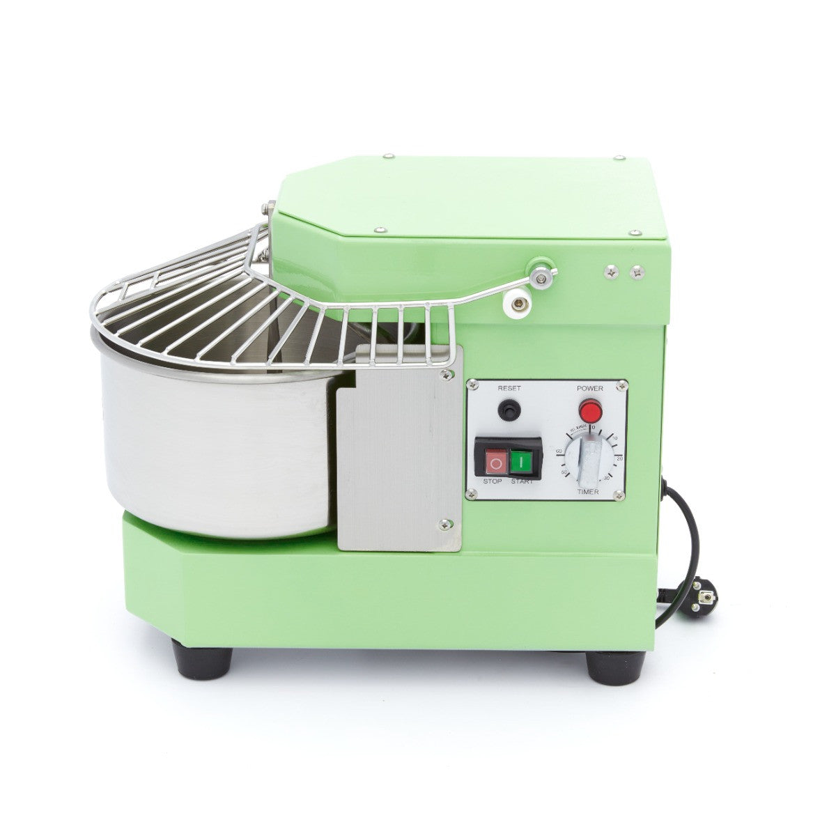 Pétrin professionnel 8L 4.5kg - Pâtisserie - Vert - Sécurité 450 W Maxima - vue 3 - Pétrin à pâte pro CHR - Cuistéo