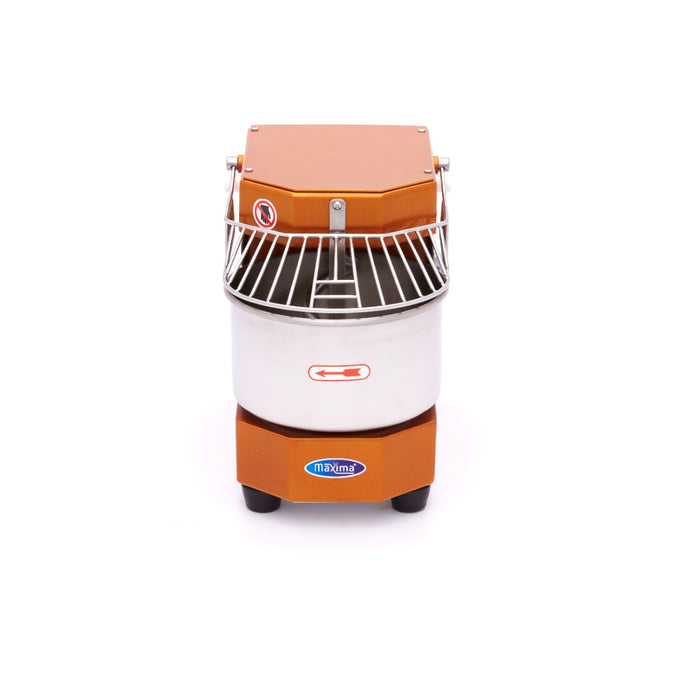 Pétrin professionnel 8L - 4.5kg de pâte - sécurité - facile à nettoyer - orange 450 W Maxima - vue 2 - Pétrin à pâte pro CHR - Cuistéo
