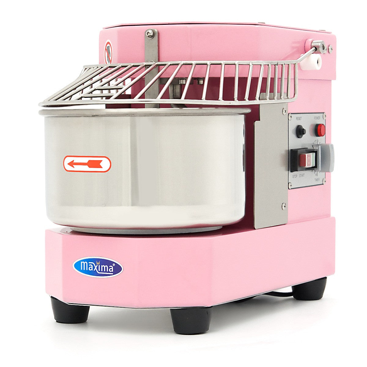 Pétrin professionnel 8L 4.5kg - Pâtisserie rapide - Sécurité - Facile à nettoyer - Rose 450 W Maxima - Pétrin à pâte professionnel CHR - matériel cuisine pro - Cuistéo