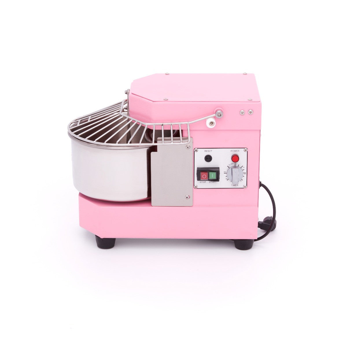 Pétrin professionnel 8L 4.5kg - Pâtisserie rapide - Sécurité - Facile à nettoyer - Rose 450 W Maxima - vue 3 - Pétrin à pâte pro CHR - Cuistéo