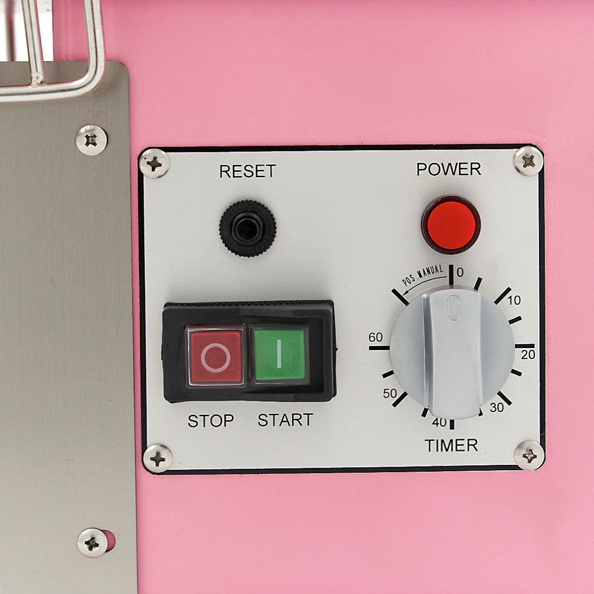 Pétrin professionnel 8L 4.5kg - Pâtisserie rapide - Sécurité - Facile à nettoyer - Rose 450 W Maxima - vue 8 - Pétrin à pâte pro CHR - Cuistéo