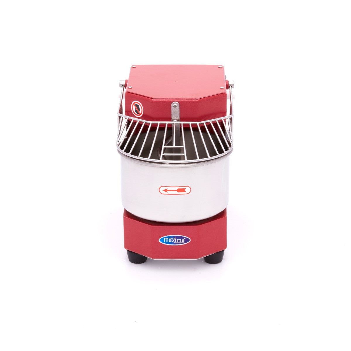 Pétrin professionnel 8L 4.5kg - Mixeur à pâte rouge pour CHR - Sécurité et nettoyage facile 450 W Maxima - vue 2 - Pétrin à pâte pro CHR - Cuistéo