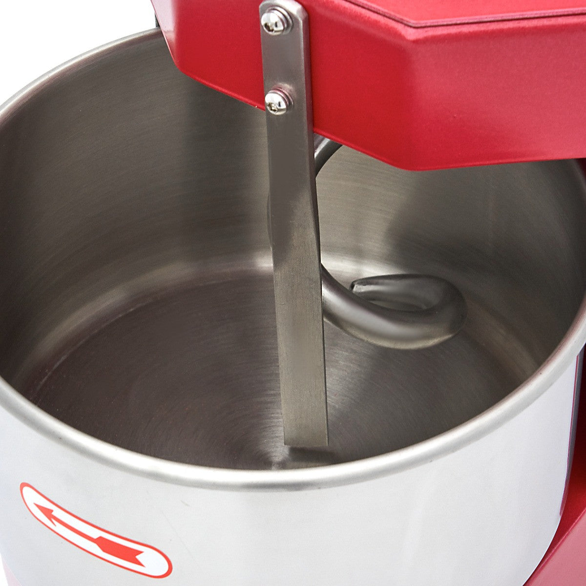 Pétrin professionnel 8L 4.5kg - Mixeur à pâte rouge pour CHR - Sécurité et nettoyage facile 450 W Maxima - vue 7 - Pétrin à pâte pro CHR - Cuistéo