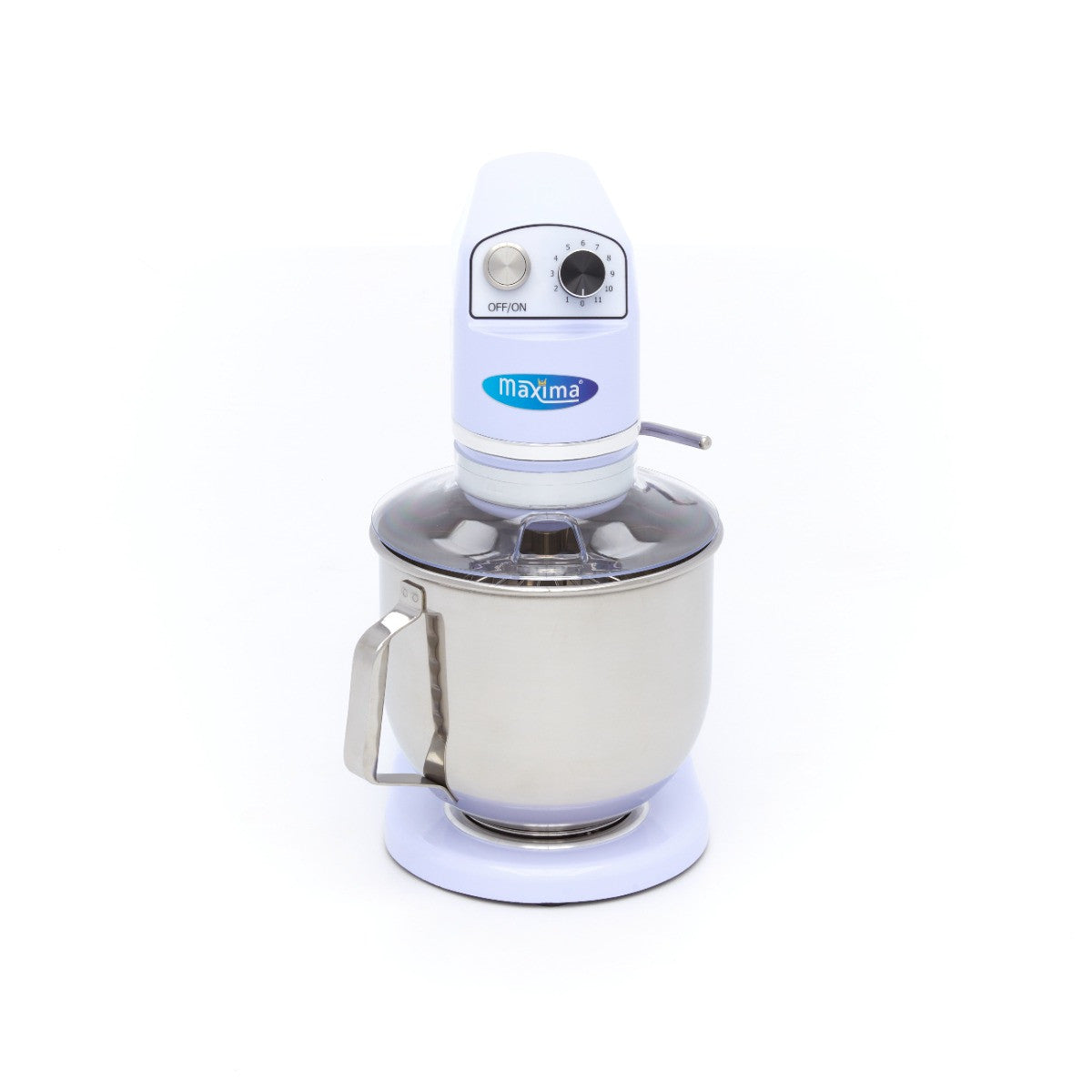 Mixer planétaire - 7 L - Jusqu'à 2 kg de pâte - Lilas 350 W Maxima - vue 2 - Batteur-mélangeur pro CHR - Cuistéo