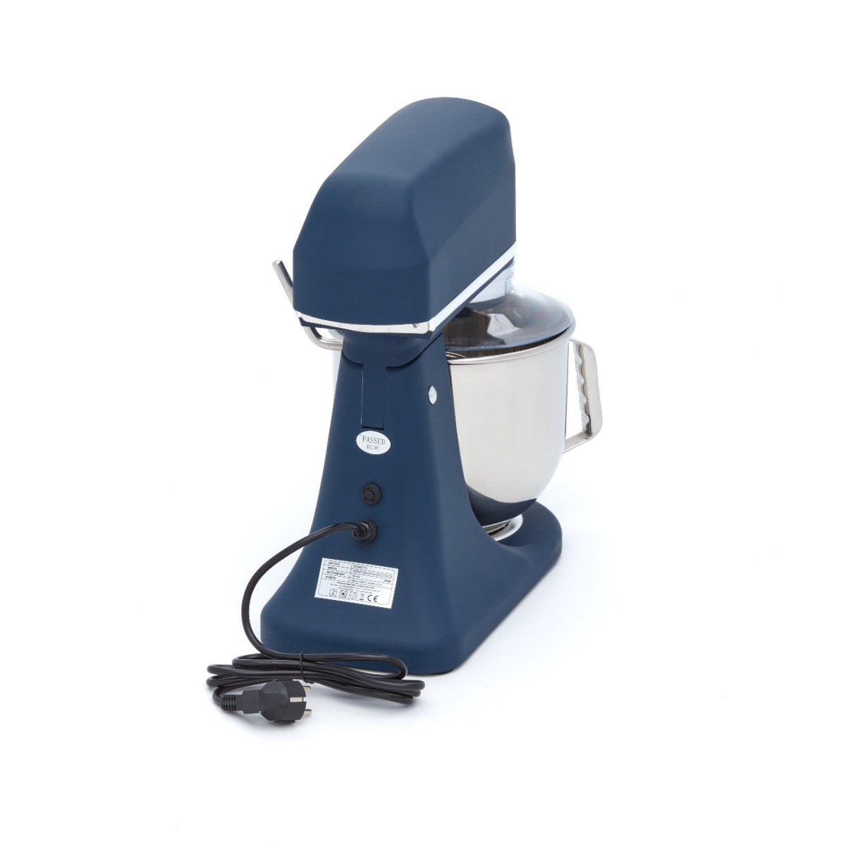Mixer planétaire 7L - Jusqu'à 2kg de pâte - Bleu inox 350 W Maxima - vue 4 - Batteur-mélangeur pro CHR - Cuistéo