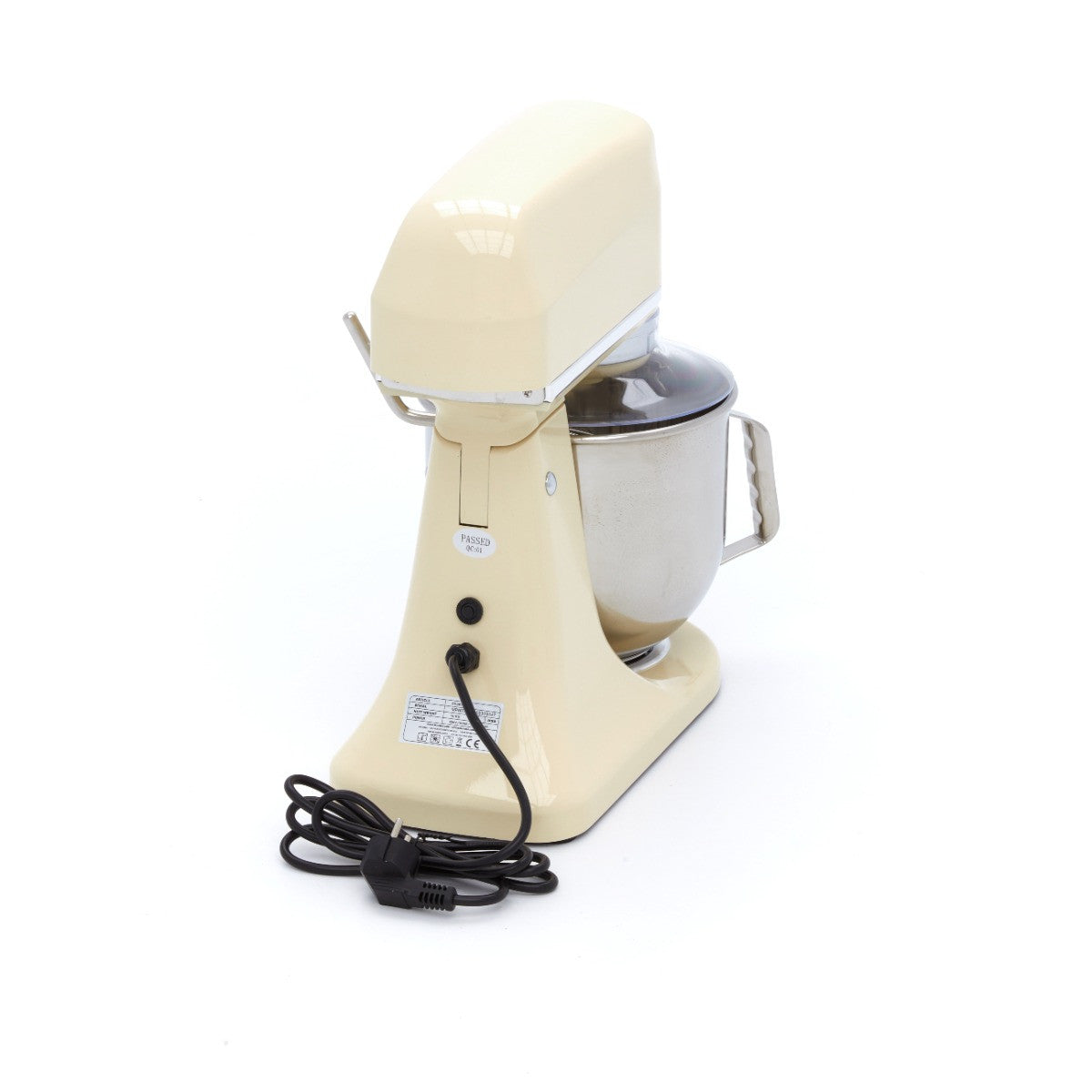Mixer planétaire - 7L - Jusqu'à 2kg de pâte - Ivoire 350 W Maxima - vue 4 - Batteur-mélangeur pro CHR - Cuistéo