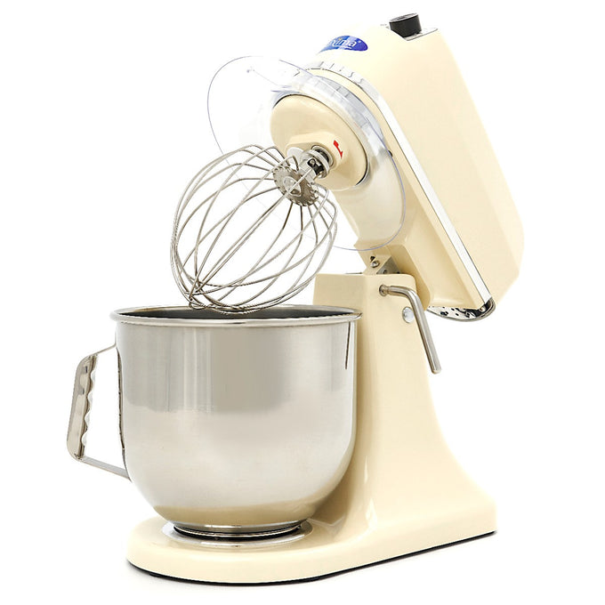 Mixer planétaire - 7L - Jusqu'à 2kg de pâte - Ivoire 350 W Maxima - vue 5 - Batteur-mélangeur pro CHR - Cuistéo