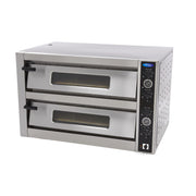 Four à pizza - triphasé - 12 pizzas de diam 30 cm - double étage 12000 W Maxima - Four à pizza électrique double professionnel CHR - matériel cuisine pro - Cuistéo