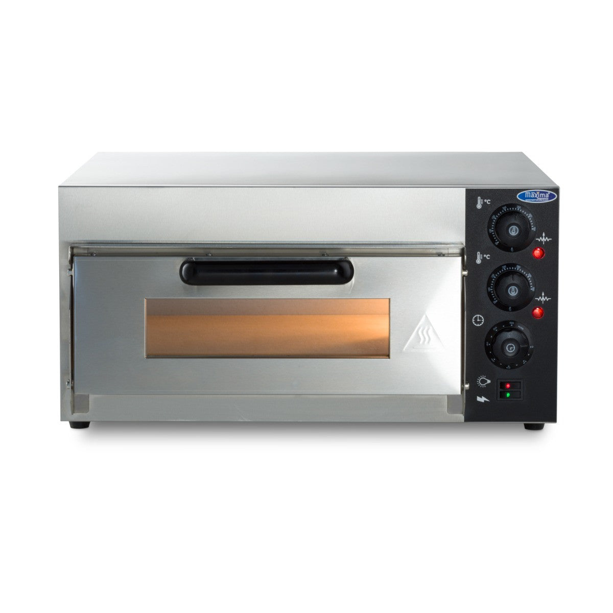 Four à pizza - 1 pizza de diam 40cm 2000 W Maxima - vue 5 - Four à pizza électrique 1 chambre pro CHR - Cuistéo