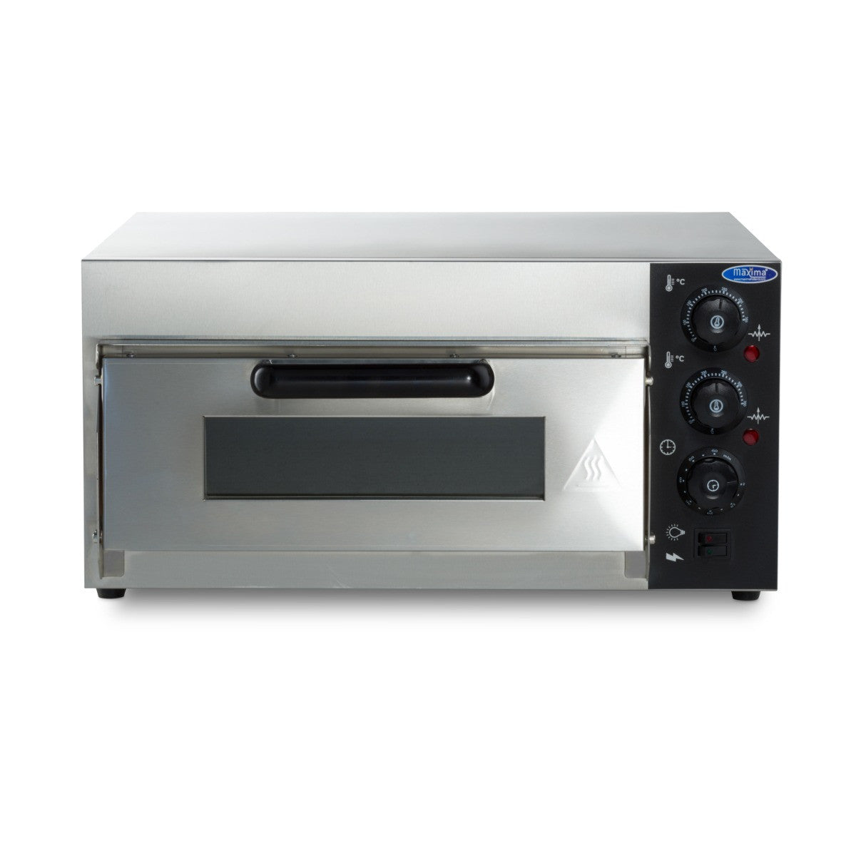 Four à pizza - 1 pizza de diam 40cm 2000 W Maxima - vue 6 - Four à pizza électrique 1 chambre pro CHR - Cuistéo