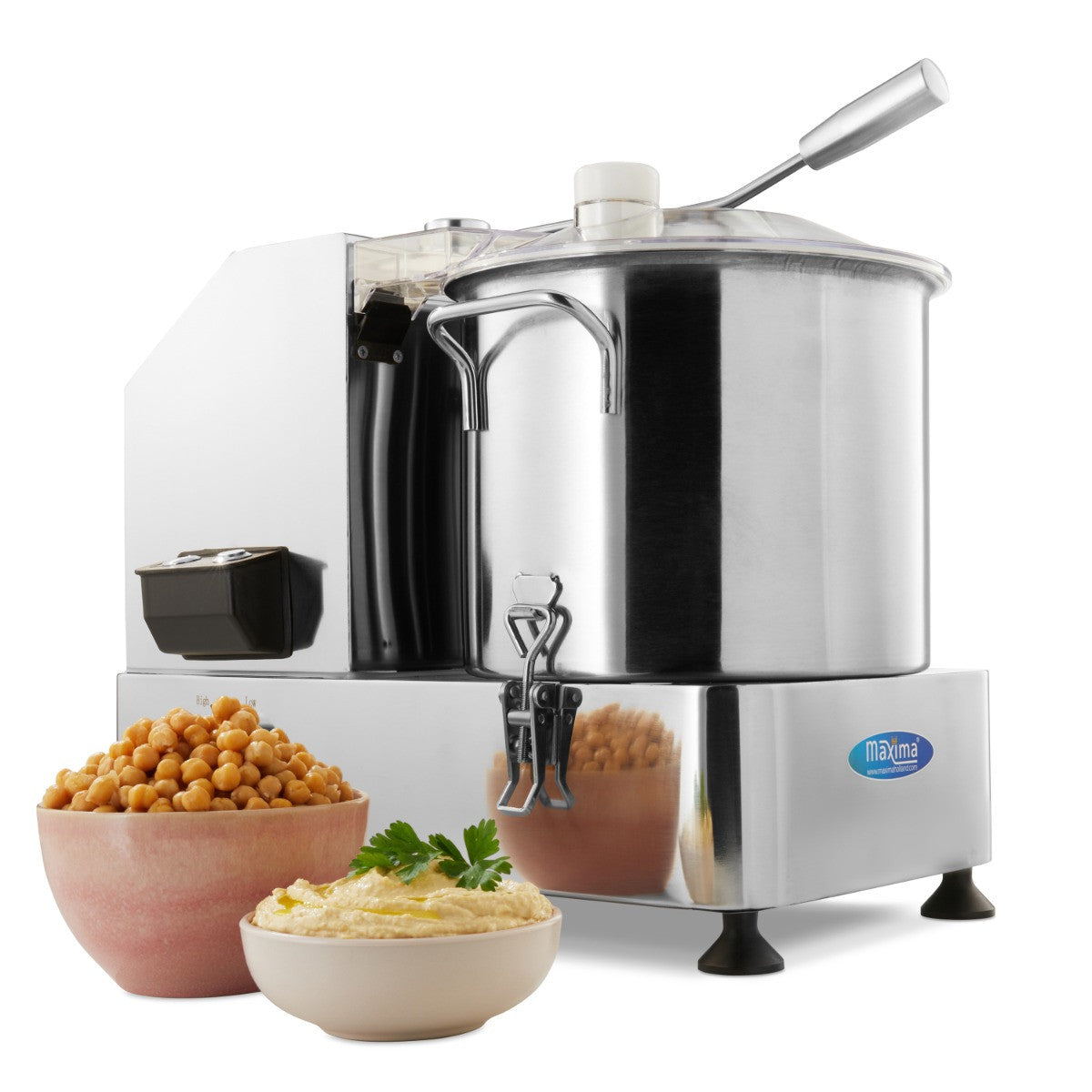 Robot cuisine professionnel - 9L 1800 W Maxima - vue 2 - Cutter coupe-légumes pro CHR - Cuistéo