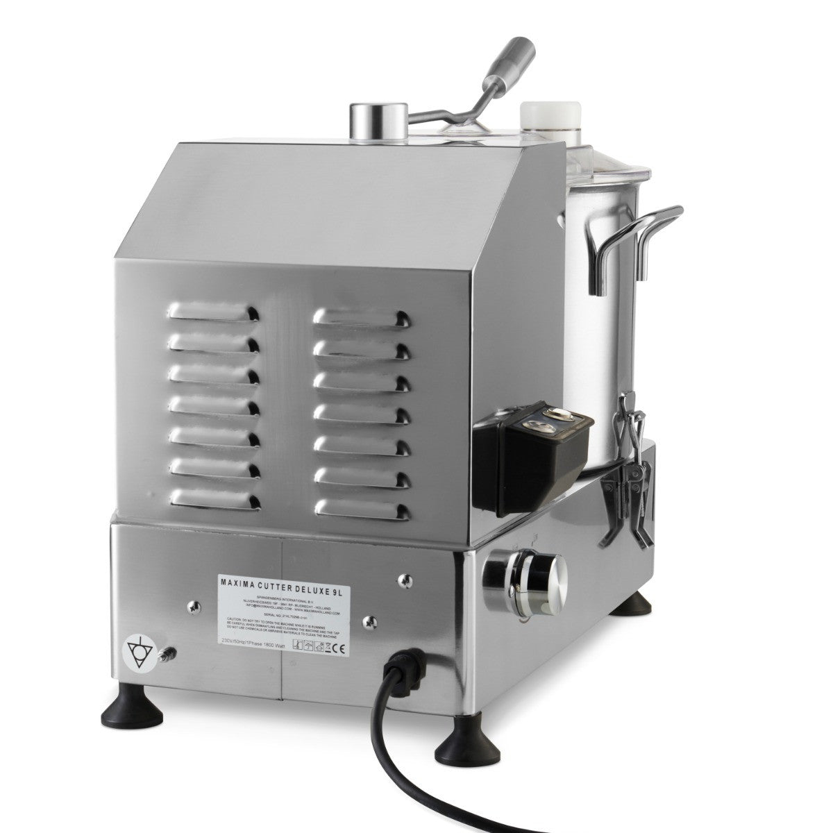 Robot cuisine professionnel - 9L 1800 W Maxima - vue 6 - Cutter coupe-légumes pro CHR - Cuistéo
