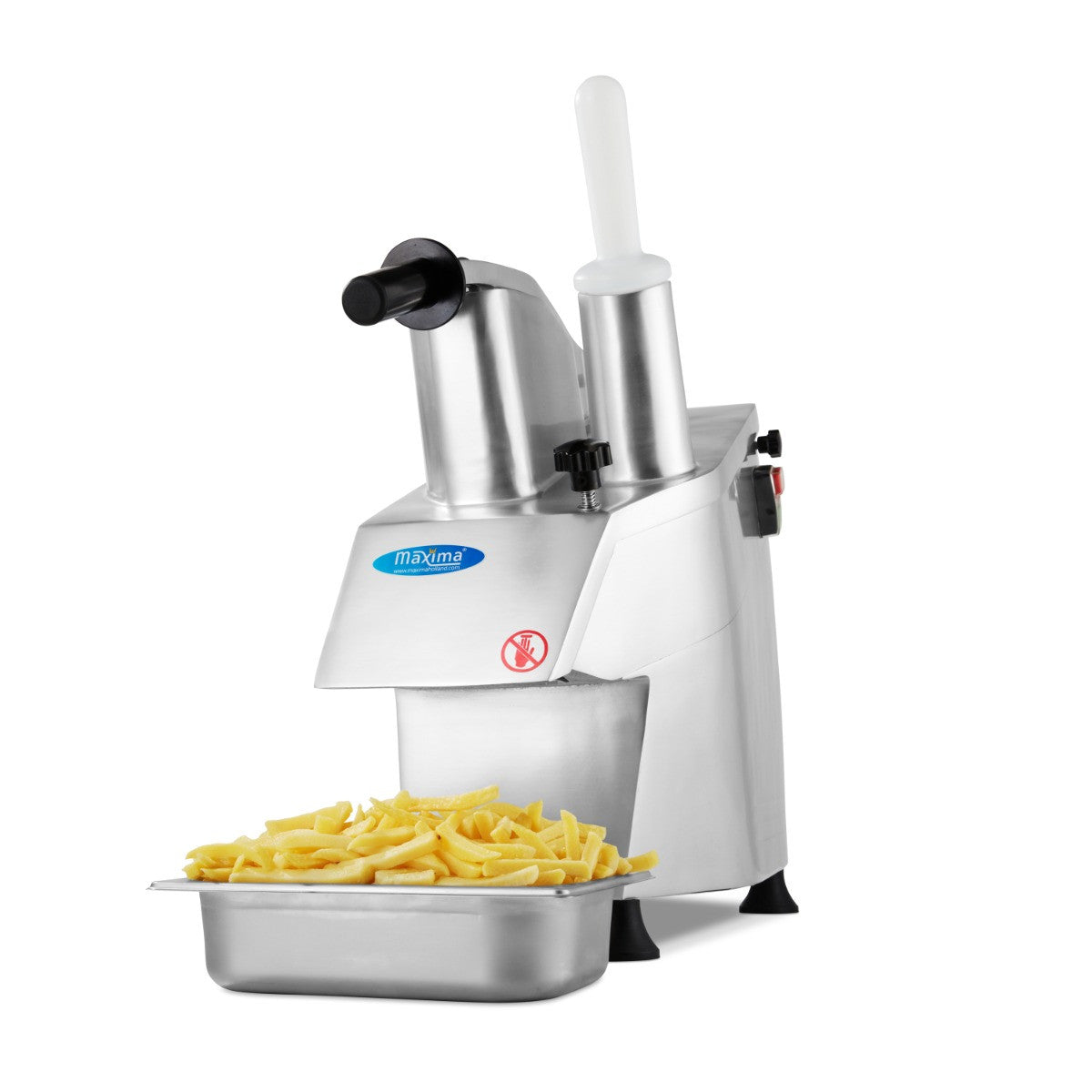 Trancheuse de légumes - 450 kg/h - incluant 5 disques 50 L 550 W Maxima - vue 2 - Cutter coupe-légumes pro CHR - Cuistéo