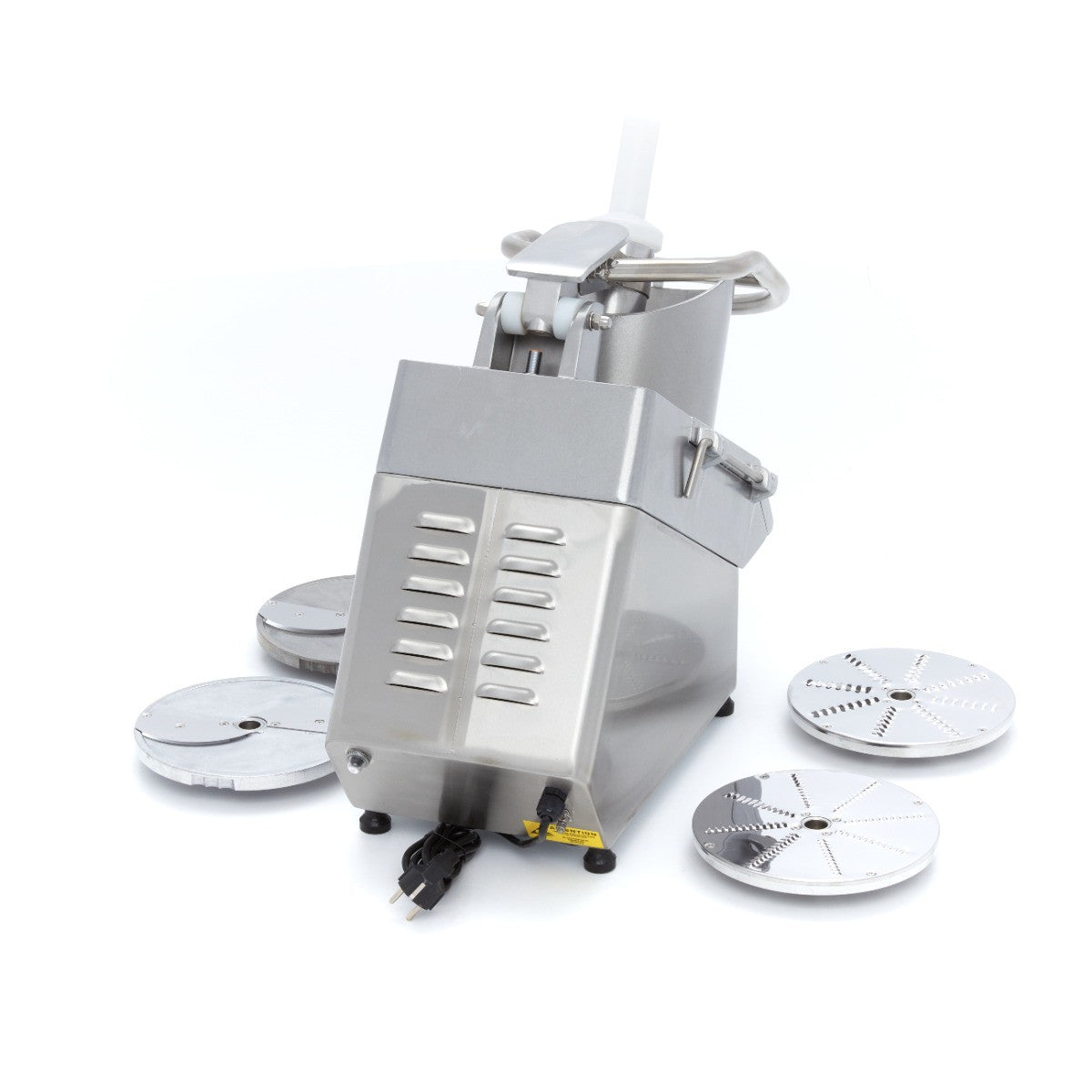 Trancheuse de légumes - 450 kg/h - inclut 5 disques de découpe 60 L 750 W Maxima - vue 3 - Cutter coupe-légumes pro CHR - Cuistéo