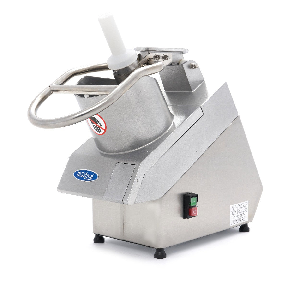 Trancheuse de légumes - 450 kg/h - inclut 5 disques de découpe 60 L 750 W Maxima - vue 4 - Cutter coupe-légumes pro CHR - Cuistéo
