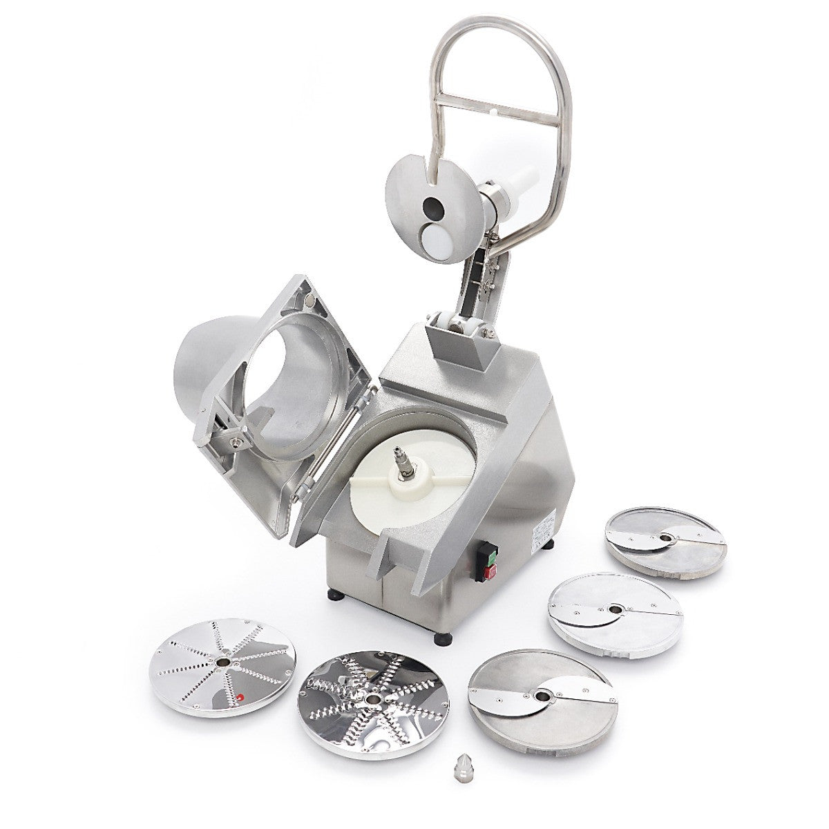 Trancheuse de légumes - 450 kg/h - inclut 5 disques de découpe 60 L 750 W Maxima - vue 9 - Cutter coupe-légumes pro CHR - Cuistéo