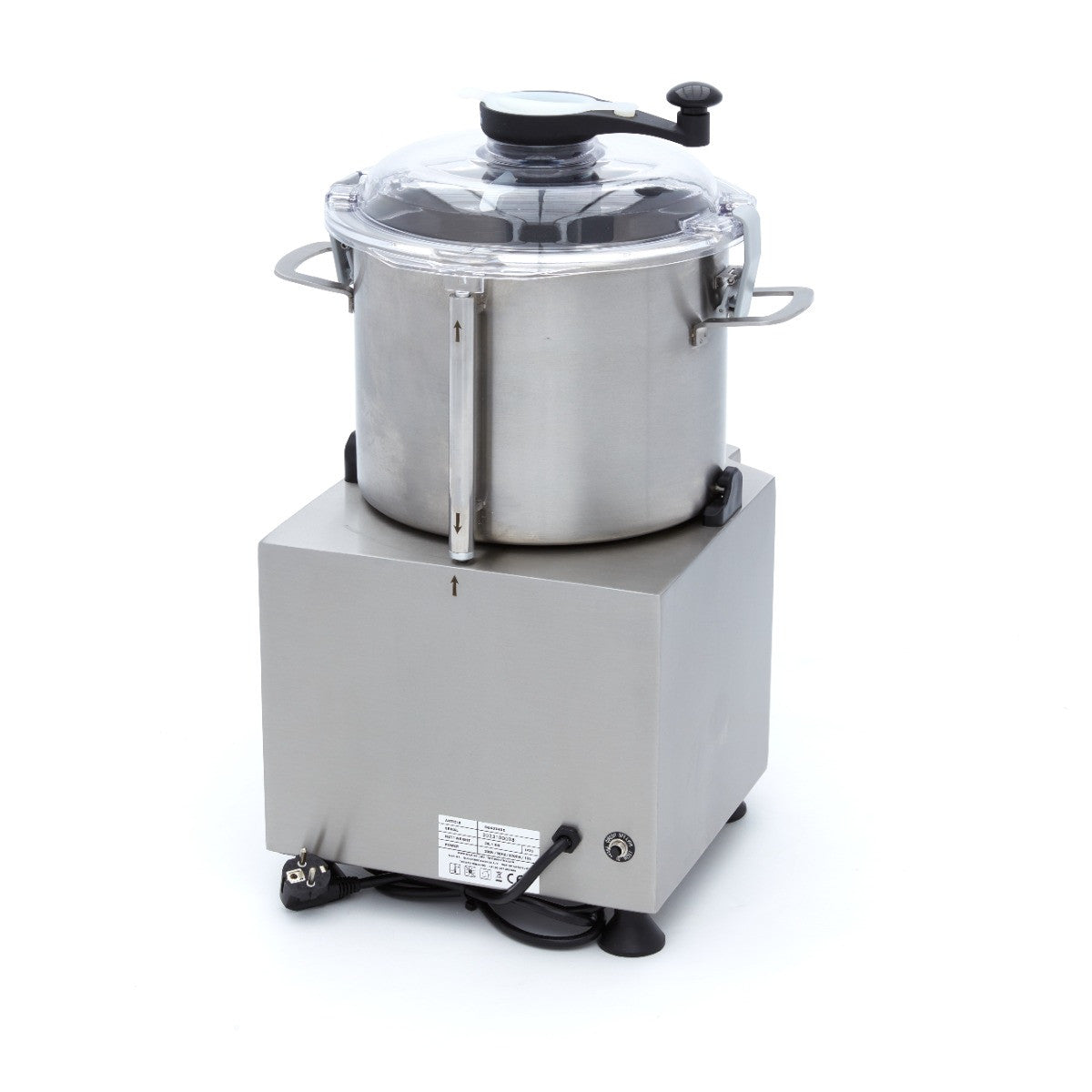 Robot cuisine professionnel - 12L 2200 W Maxima - vue 4 - Cutter coupe-légumes pro CHR - Cuistéo