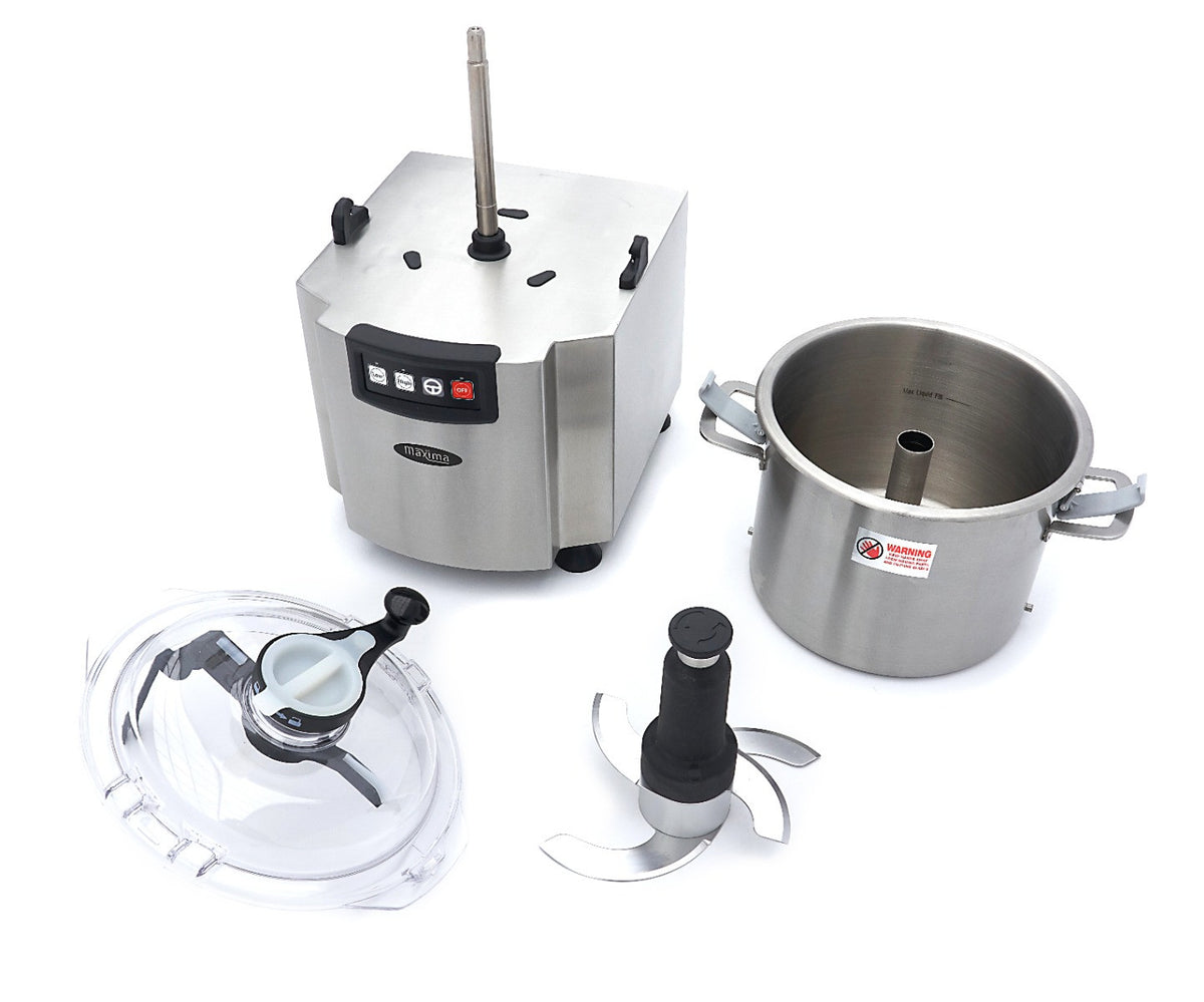 Robot cuisine professionnel - 12L 2200 W Maxima - vue 12 - Cutter coupe-légumes pro CHR - Cuistéo