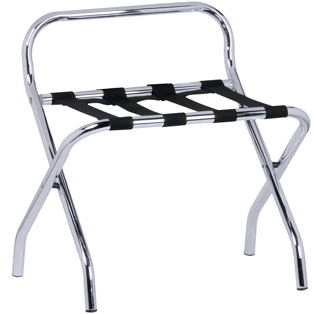Tréteau pliant pour valise chromé - Diamond