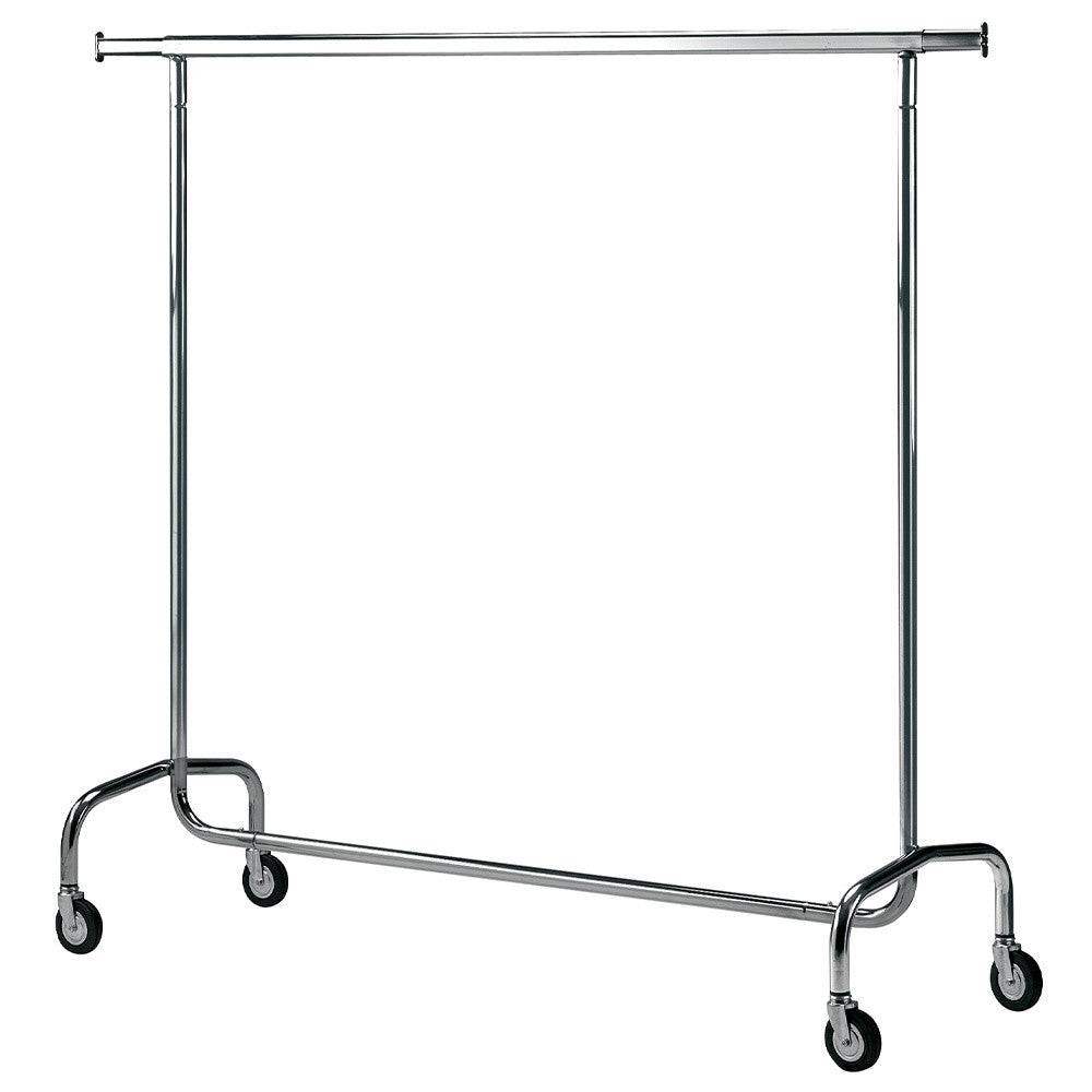 Porte-vêtements sur roulettes démontables chromé - Diamond