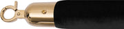 Cordon poteau - Velours - Ø38x1500mm - Doré/Noir - AF 222 Saro - Cordon professionnel CHR - matériel cuisine pro - Cuistéo