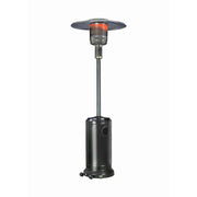 Chauffage Terrasse Gaz - 14kW - Ø760x2200mm - Noir - Roues - Saro