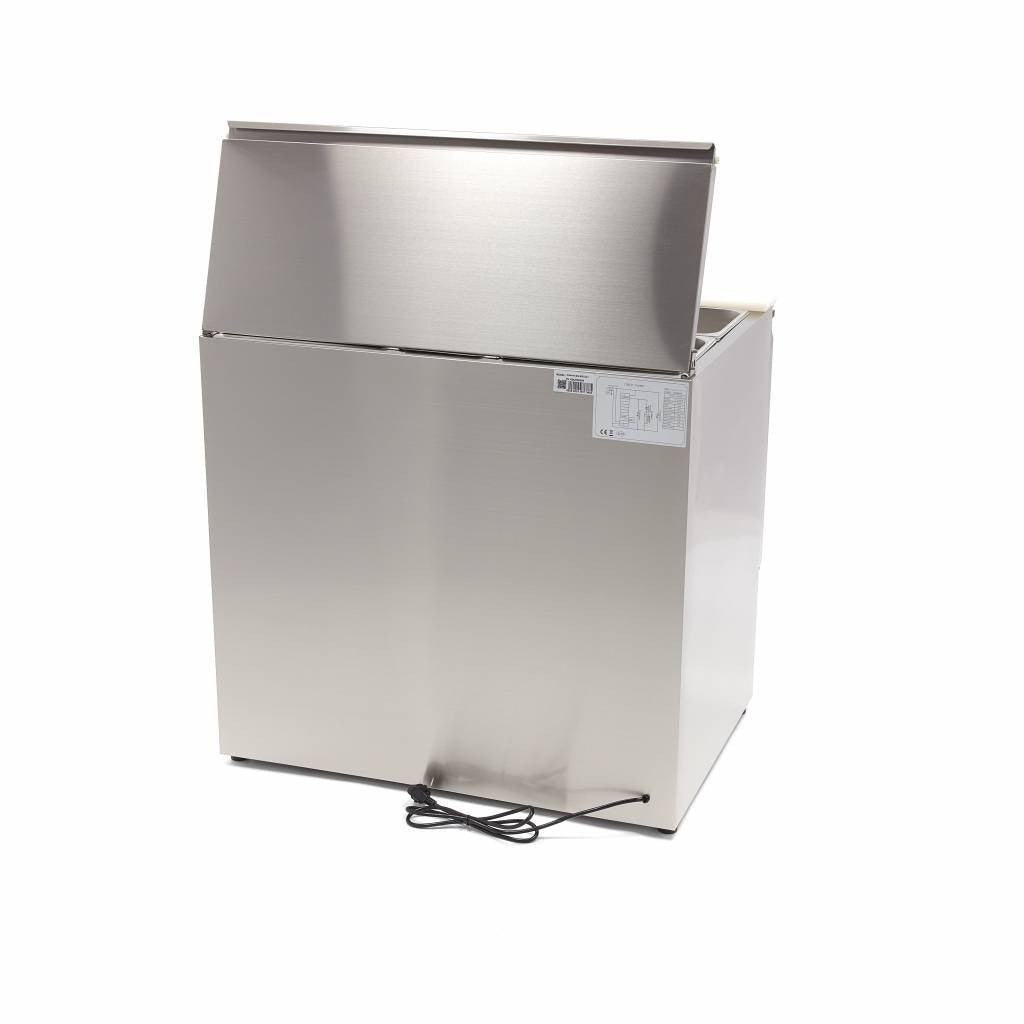 Saladette professionnelle 2 portes 257L 90 cm avec contrôle numérique 230 W Maxima - vue 2 - Saladette réfrigérée pro CHR - Cuistéo