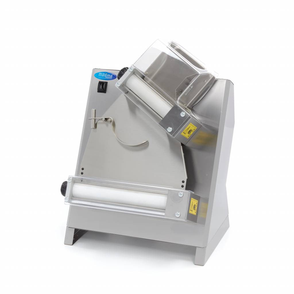 Presse à pizza - diam 30cm - Double rouleau 250 W Maxima - Laminoir à pâte pizza professionnel CHR - matériel cuisine pro - Cuistéo
