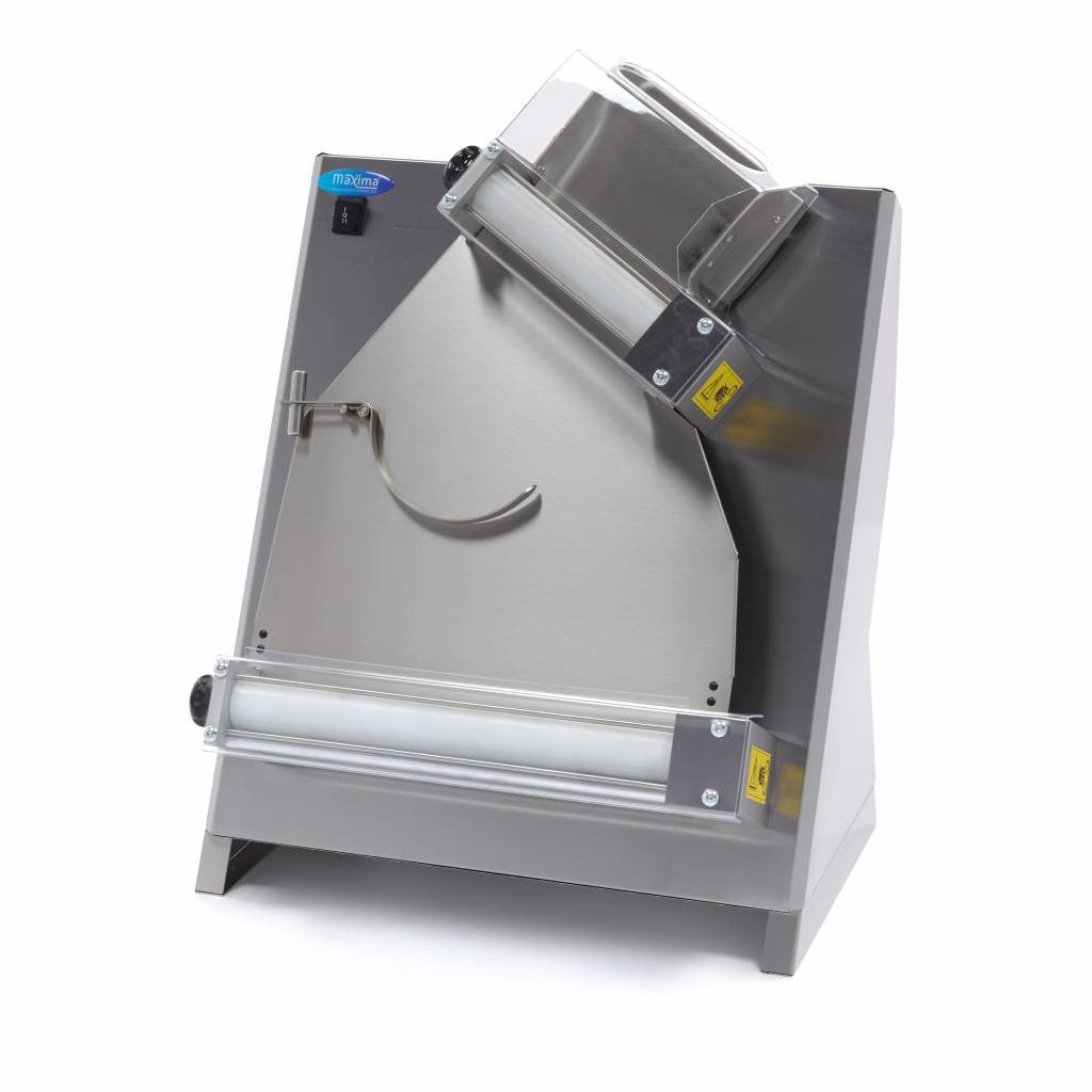 Presse à pizza - diam 40cm - Double rouleau 250 W Maxima - Laminoir à pâte pizza professionnel CHR - matériel cuisine pro - Cuistéo