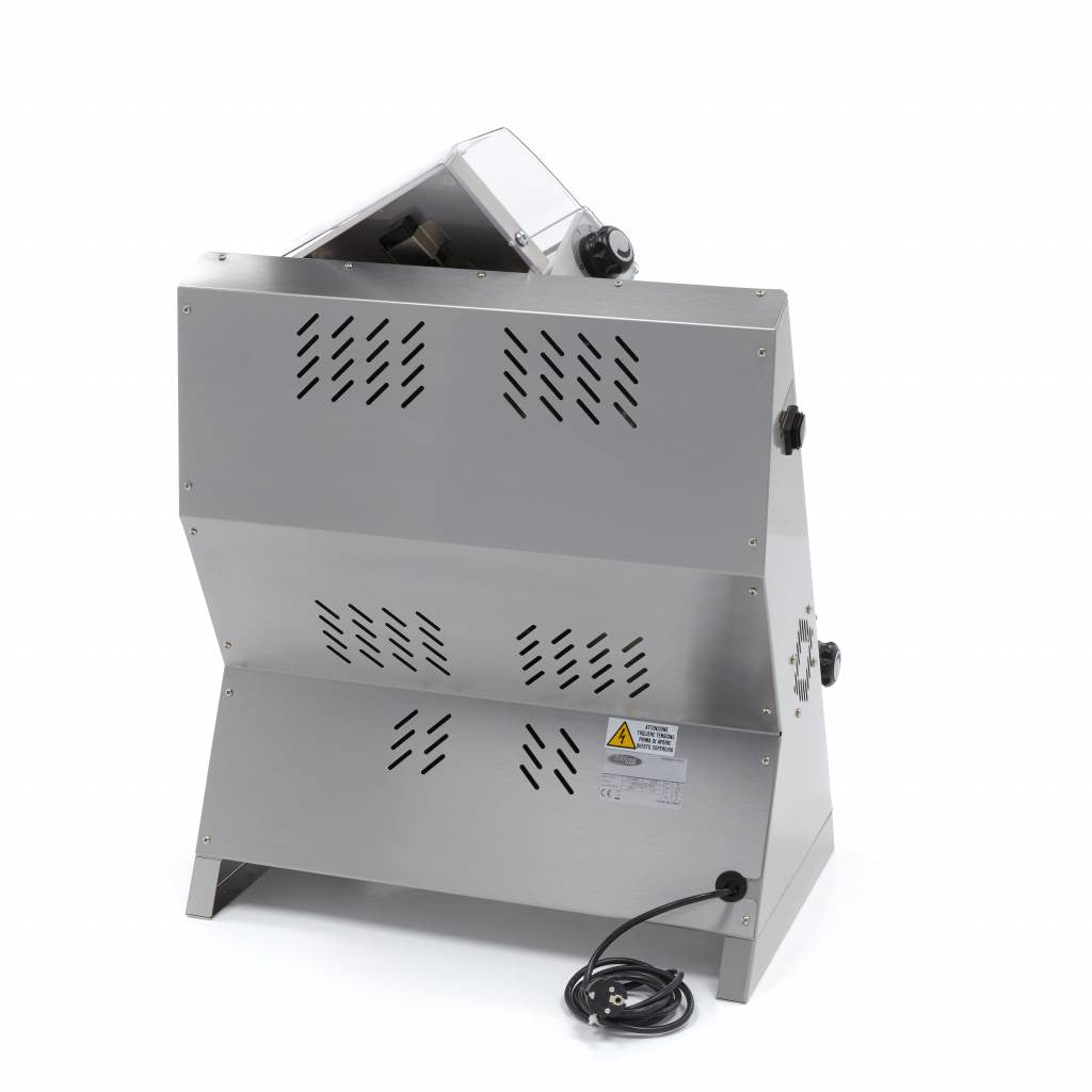 Presse à pizza - diam 40cm - Automatique - Minuteur intégré 250 W Maxima - vue 4 - Laminoir à pâte pizza pro CHR - Cuistéo