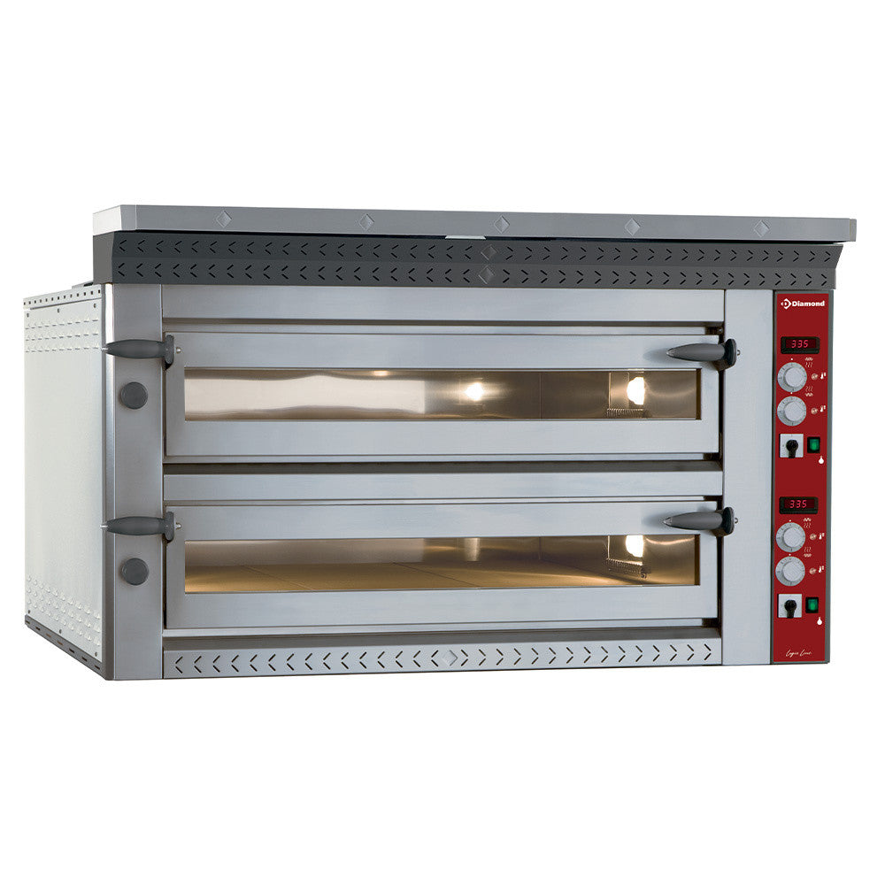 Four électrique triphasé à pizzas - 2 x 9 pizzas - Diamond