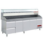 Ensemble table frigo et structure réfrigérée - Diamond