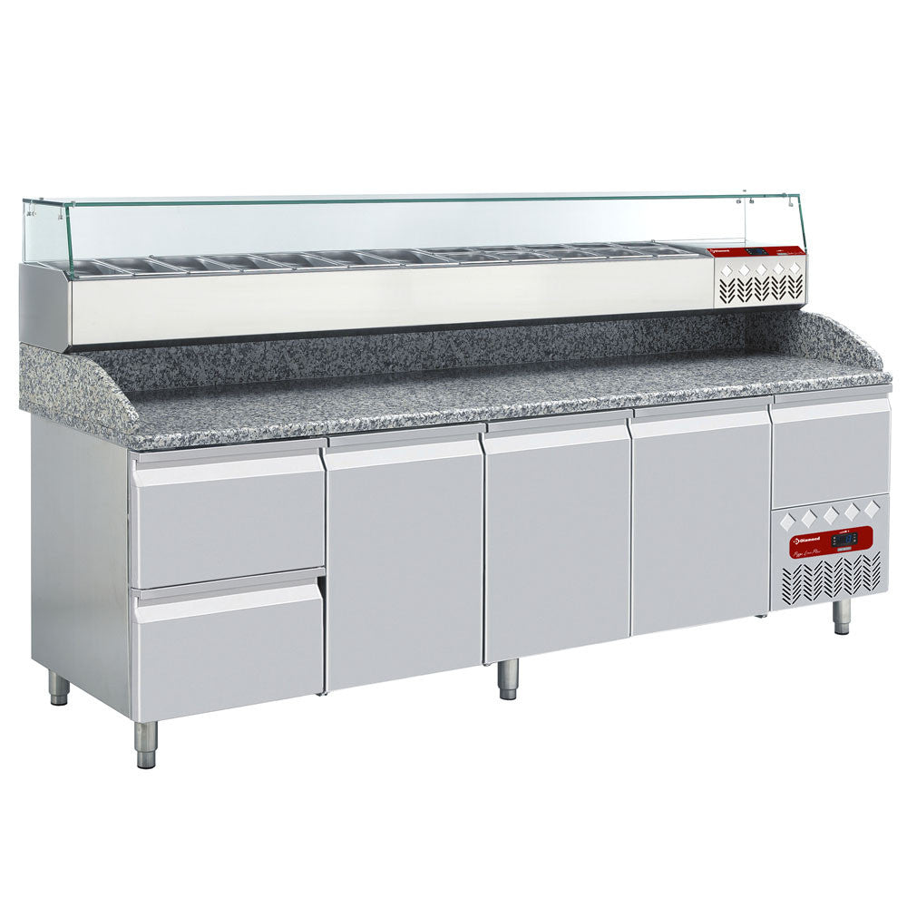 Ensemble table frigo et structure réfrigérée - Diamond