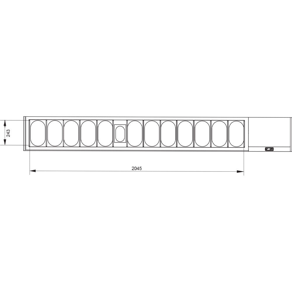 Ensemble table frigo et structure réfrigérée - Diamond